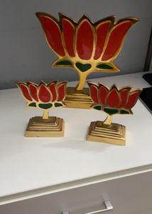 LOTUS Show Pieces 3 Set (BJP SYMBOL)