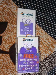 Himalaya Baby Oil  With Free Combo