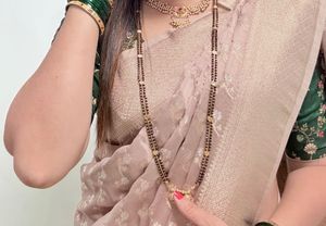 Banarasi Beige Zari Woven Saree