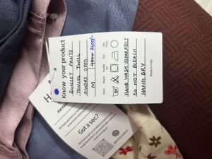 White Chaos Ombre Wide Leg Pants