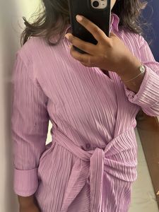 Lavender Wrap Dress