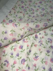 Floral Print Cotton Fabric Piece