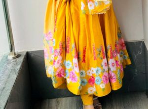 Floral Anarkali Kurta Set