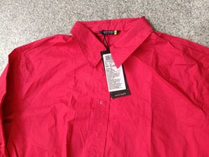 Tokyo Talkies Red Button-Up Shirt, XL size
