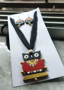 Owl And Flower Neck Set