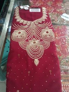 Elegant Maroon Salwar Kameez