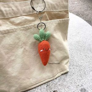 Crochet Carrot Keychain ✨