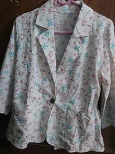 Floral Blazer