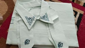 Embroidered Collar Shirt Pant Picae