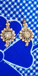 golden choker set with teeka