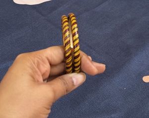 Striped Bangles - Set of 2