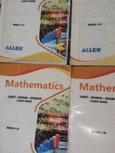 Allen Mathematics jee Main+advanced all Modules