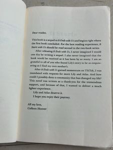 It Starts With Us Book