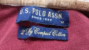 USPA Maroon Polo T-shirt Size - M