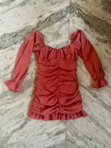 Ruffled Bodycon Dress