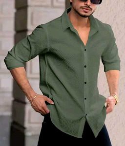Olive Green Casual Shirt