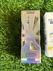 Dermdoc  Brightening Sunscreen And Serum
