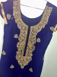 Navy Blue Salwar Kameez Suit
