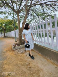 Floral Print Midi Dress