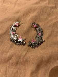 Silver Jumka Earrings