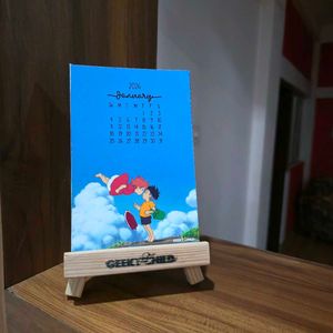 2026 Ghibli Calendar with Stand