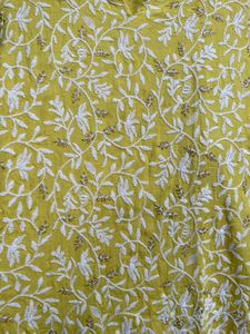 Yellow Embroidered Kurta Sharara Set