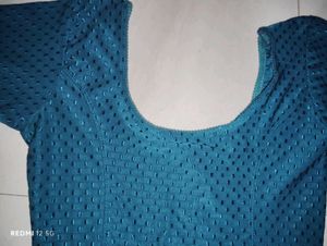 Teal Blue Blouse