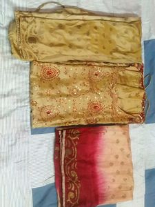 Golden and Mehroon Suit