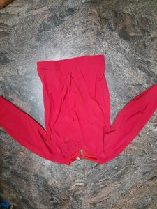 Red Embellished Top