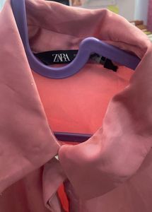Zara Pink Shirt oversized