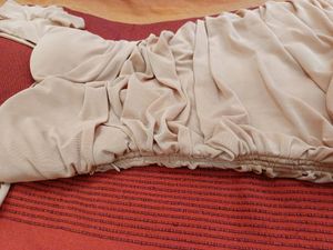 Nude 🪐Ruffle Bodycon Dress