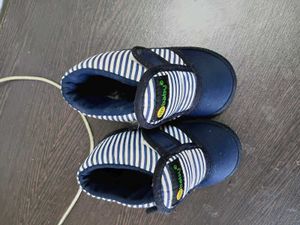 imBaby Blue Striped Shoes