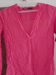 Coral Long Sleeve Blouse