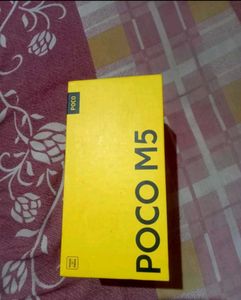 New Poco M5 6gb 128 Sealed Box Not Opened