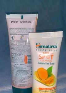 Himalaya’s Orange facewash&amp; Turmericfacesrub