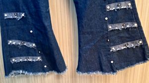 Blue Denim Bootcut Jeans