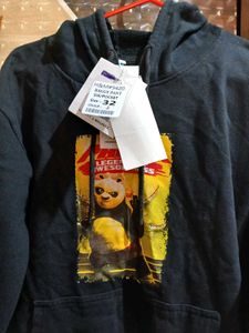 Men's Kungfu Panda Black Hoodie