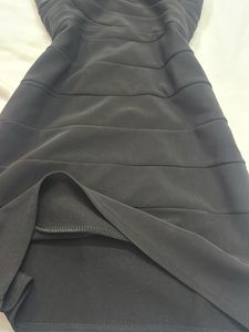 Little Black Bandeau Bodycon Dress