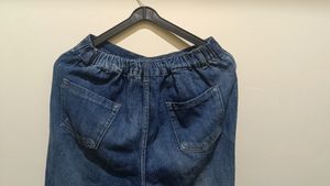 Women High Rise Blue Ripped Jeans