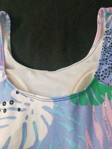 Funky Floral Print Swimsuit