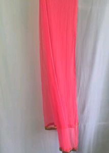 Elegant Pink Anarkali Dress