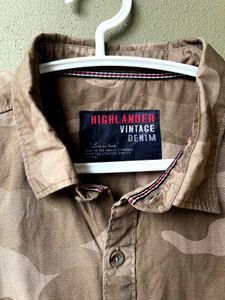 Camouflage Print Shirt