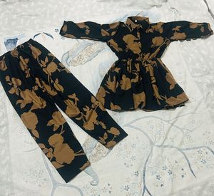 Floral Print Two-Piece Set