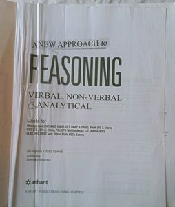 COMPETITIVE REASONING Book By BS Sijwali And Indu