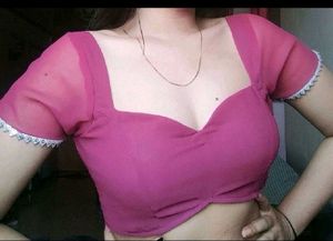 Meest Sheer Padded Sweetheart Neck Back Hook Blous