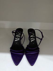 Zara Satin Sling back Heel