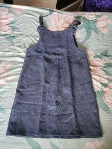 Blue Pinafore Dress