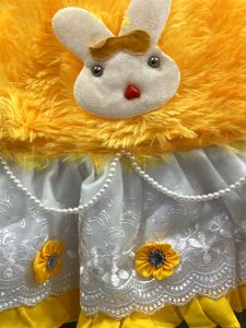 Yellow Baby Partywear Frock