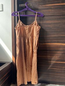 Mango Striped Pocket Dress