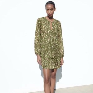 Zara Limited Edition Floral Dress From New York